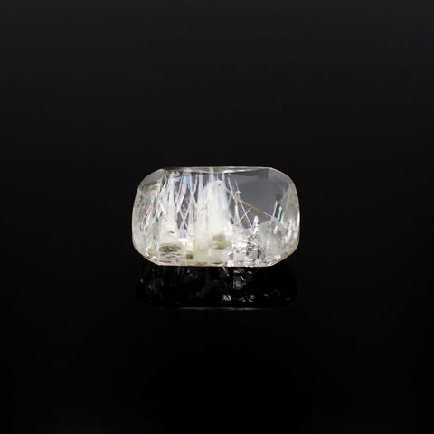 レインボーニードルイントパーズ(チューブイントパーズ) ミャンマー産 5.97ct[230320819]12.9x10.2mm前後