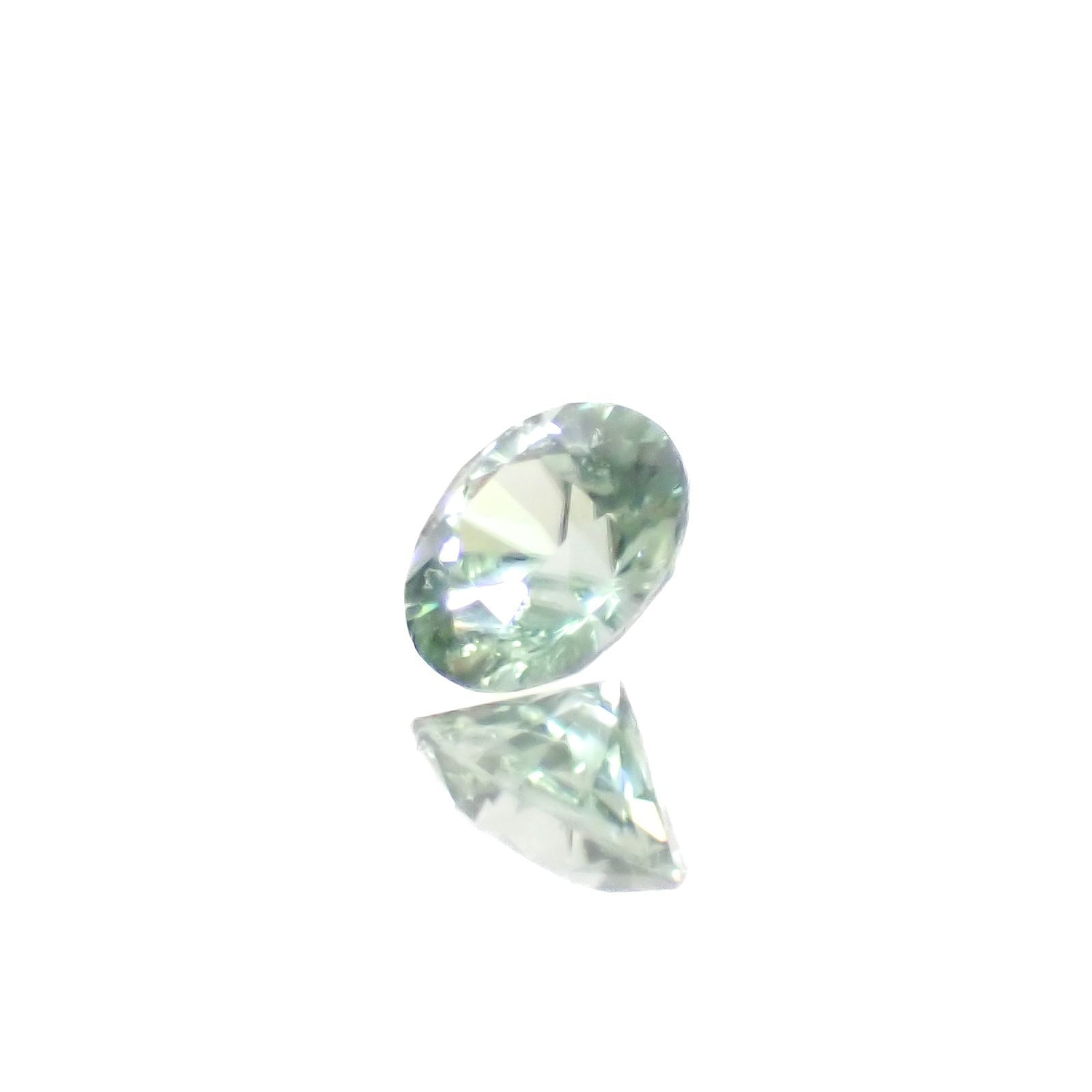 リバースカラーチェンジジルコン ミャンマー・モゴック産 0.28ct[240929174]3.8x3.7mm前後