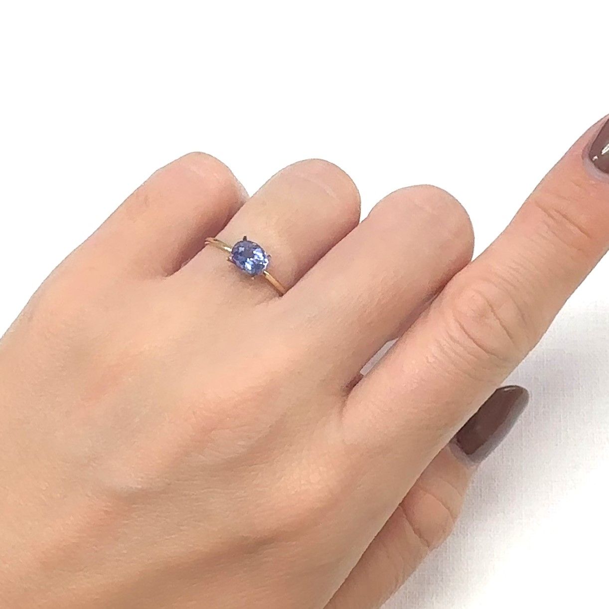 ハックマナイト アフガニスタン産 0.64ct [241029362]6.3x5mm前後