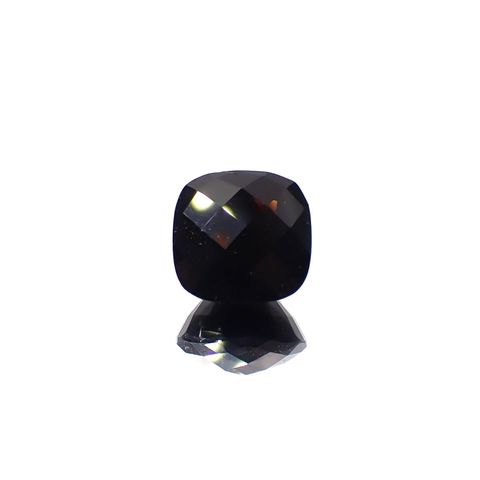 ◇チェッカーカット◇モリオン チベット産 3.51ct[240427379]9.2x9.1mm前後