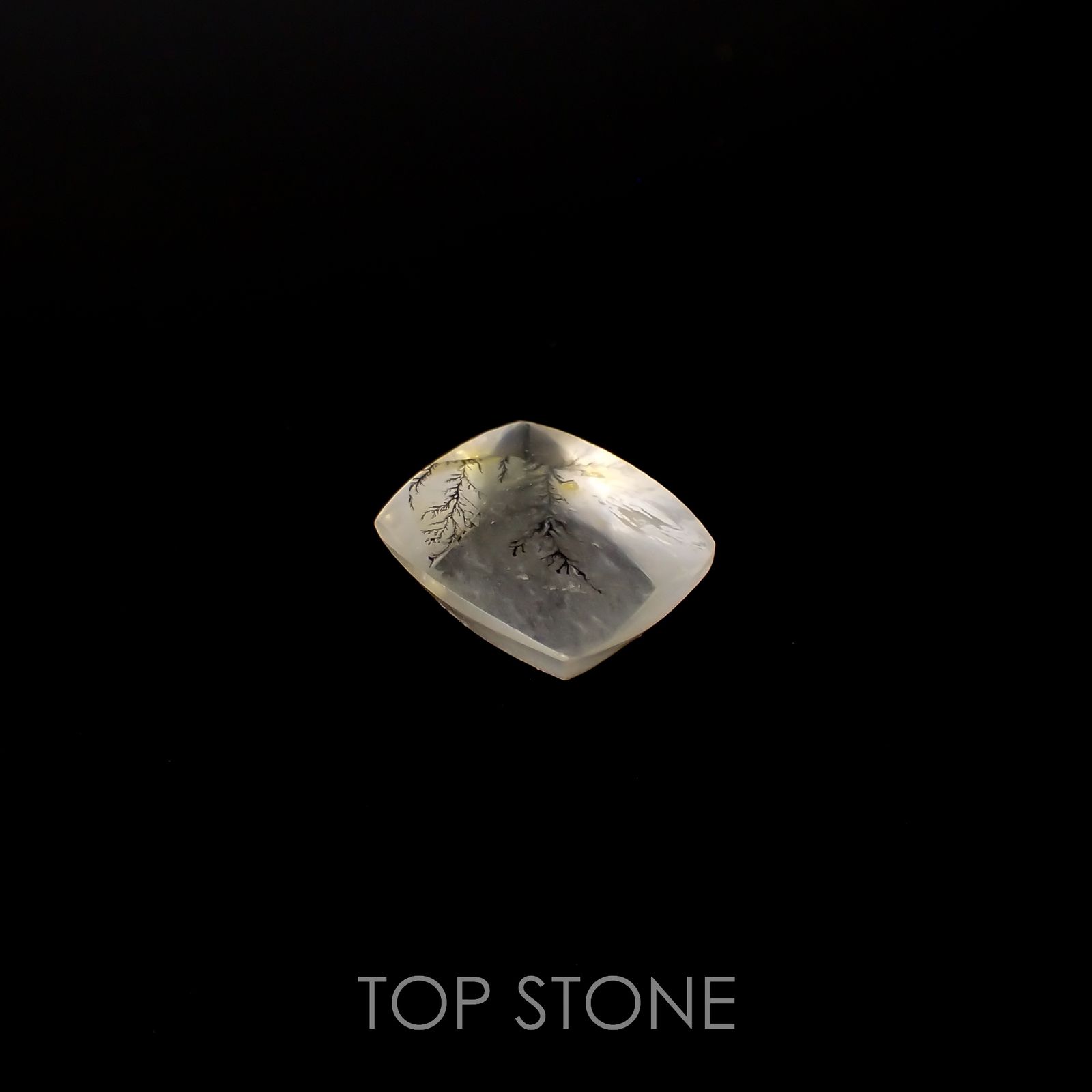 デンドリチッククォーツ ブラジル産 4.31ct[220616705]11.6x9.9mm前後
