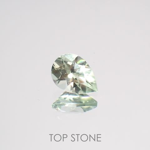 モンテブラサイト(宝石名モンテブラサイト)マダガスカル産 0.68ct 識別済[220115215]7x5.1mm前後