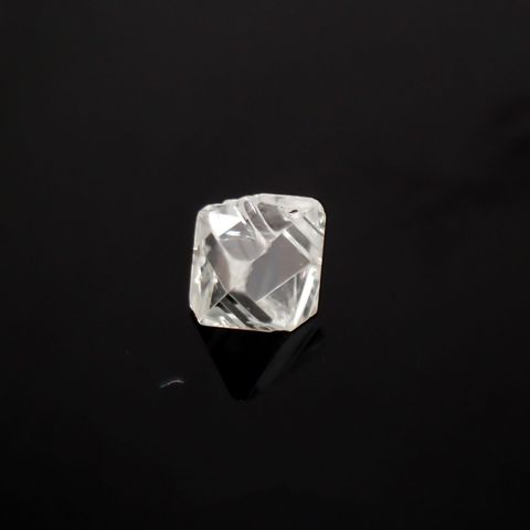 ソーヤブルダイヤモンド(宝石名ダイアモンド) ロシア産 原石・結晶 0.088ct 識別済[210410556]2.9×2.8mm前後