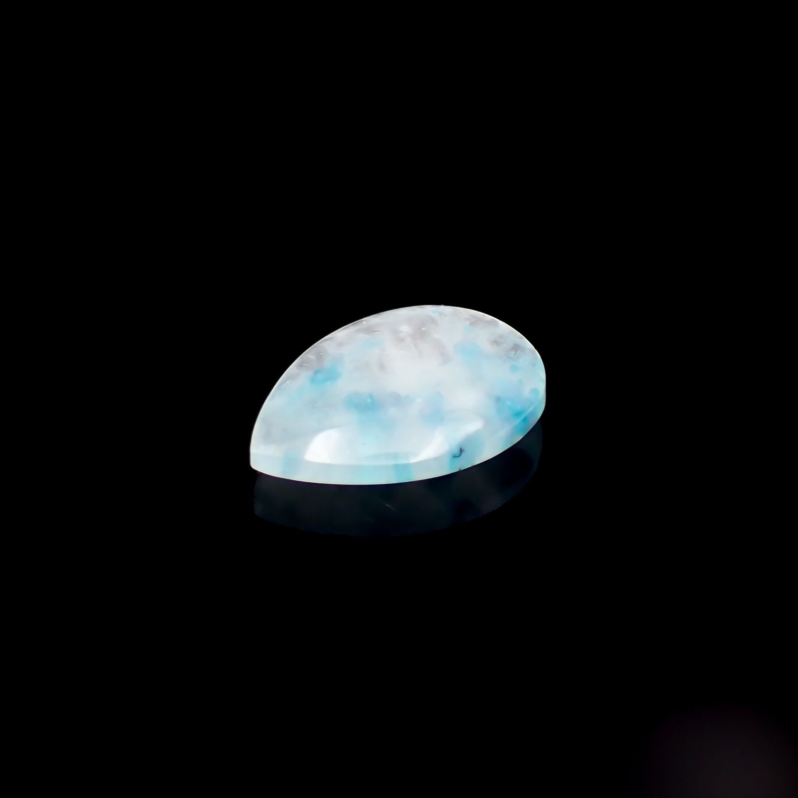 パライバトルマリンインクォーツ ブラジル産 6.68ct[221018819]18x13.1mm前後