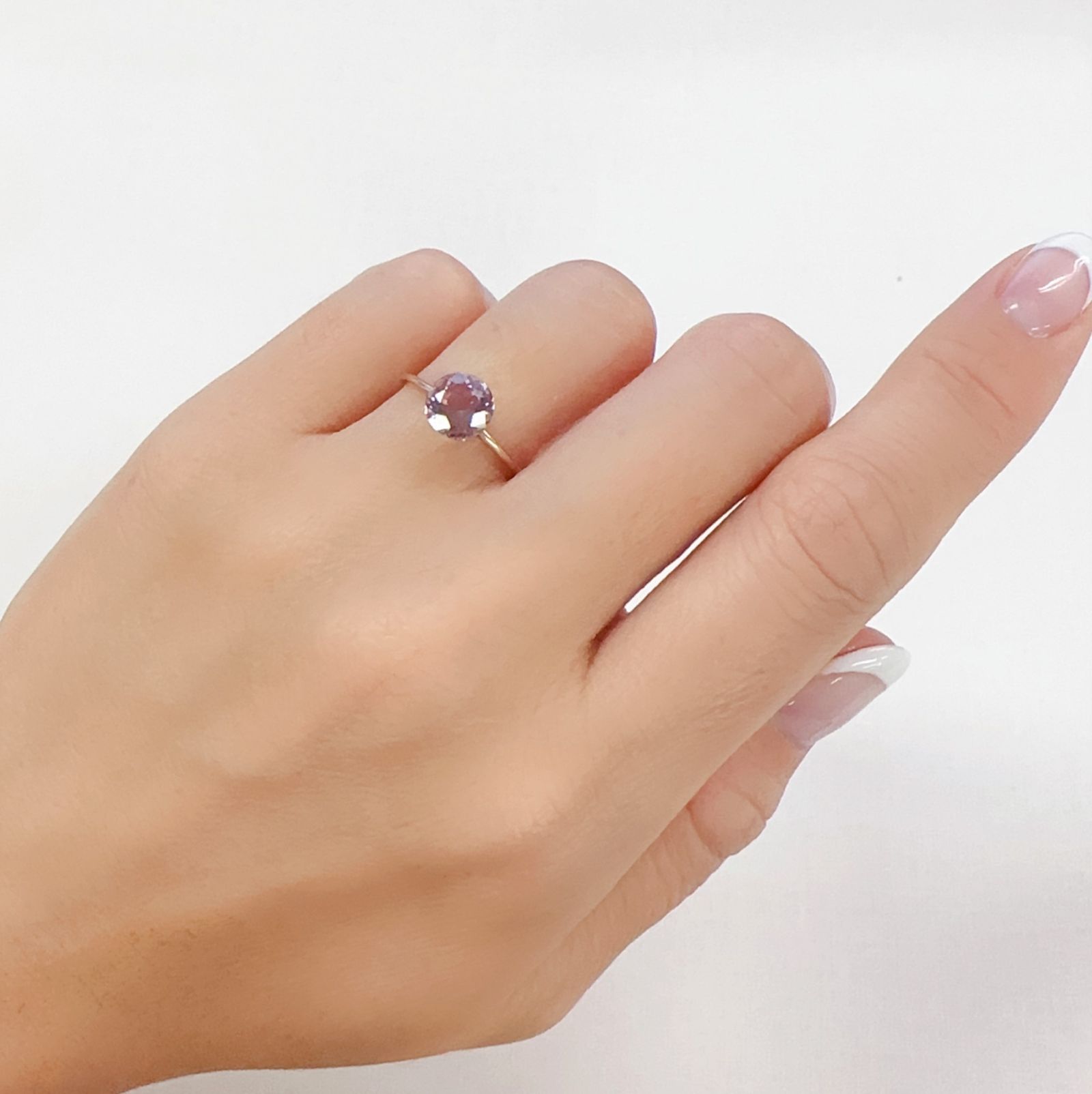 ドラゴンガーネット タンザニア産 1.60ct[230722947]6.9x6.9mm前後