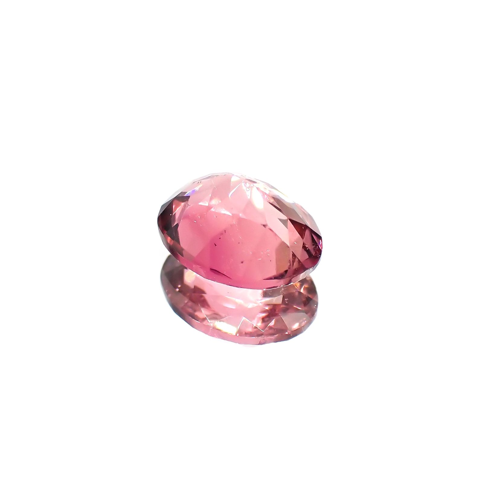 ピンクトルマリン(宝石名ピンク・トルマリン) コンゴ民主共和国産 1.90ct 識別済[251013594]9×7.1mm前後