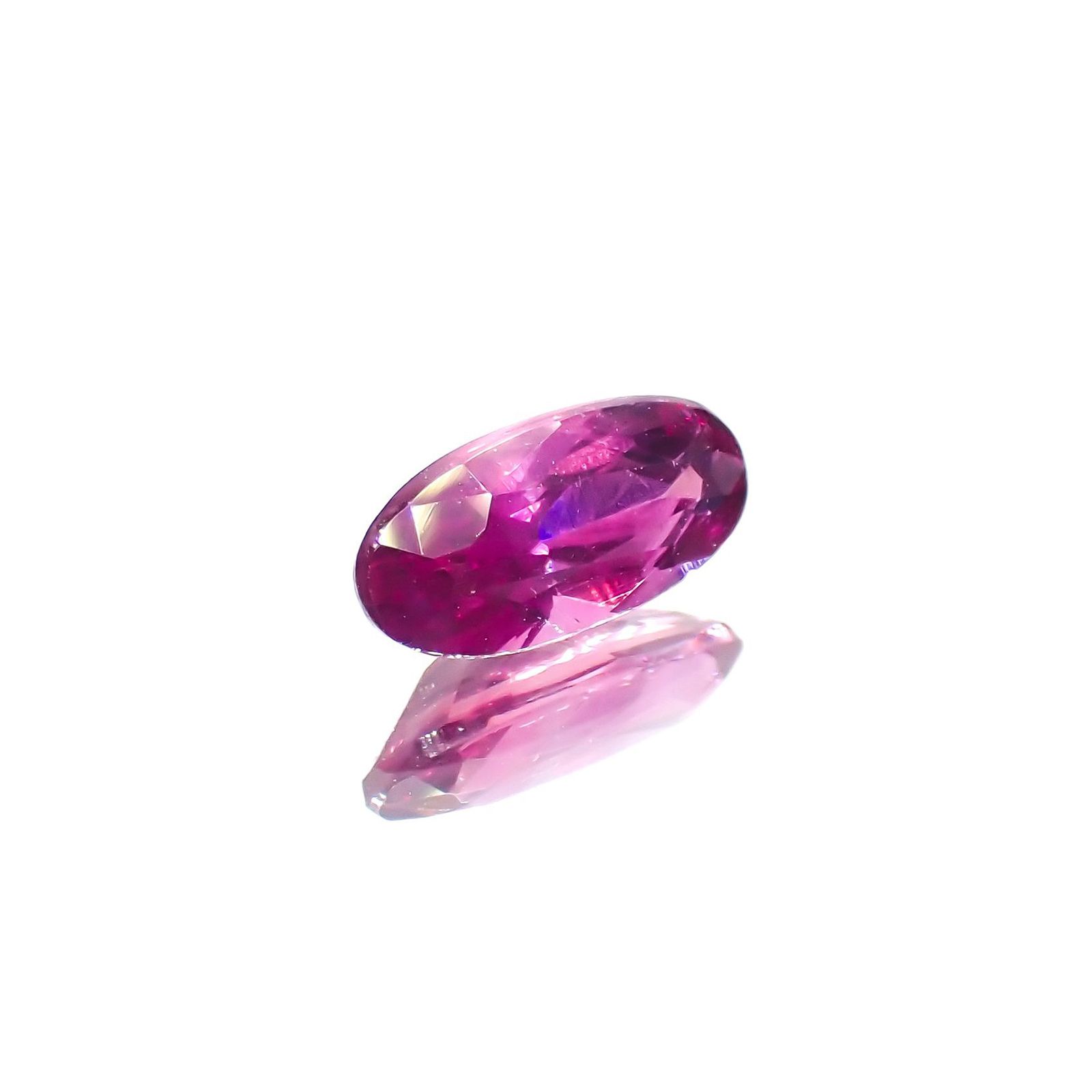 パープルサファイア パキスタン・カシミール産 0.69ct[230119880]7.7x3.6mm前後