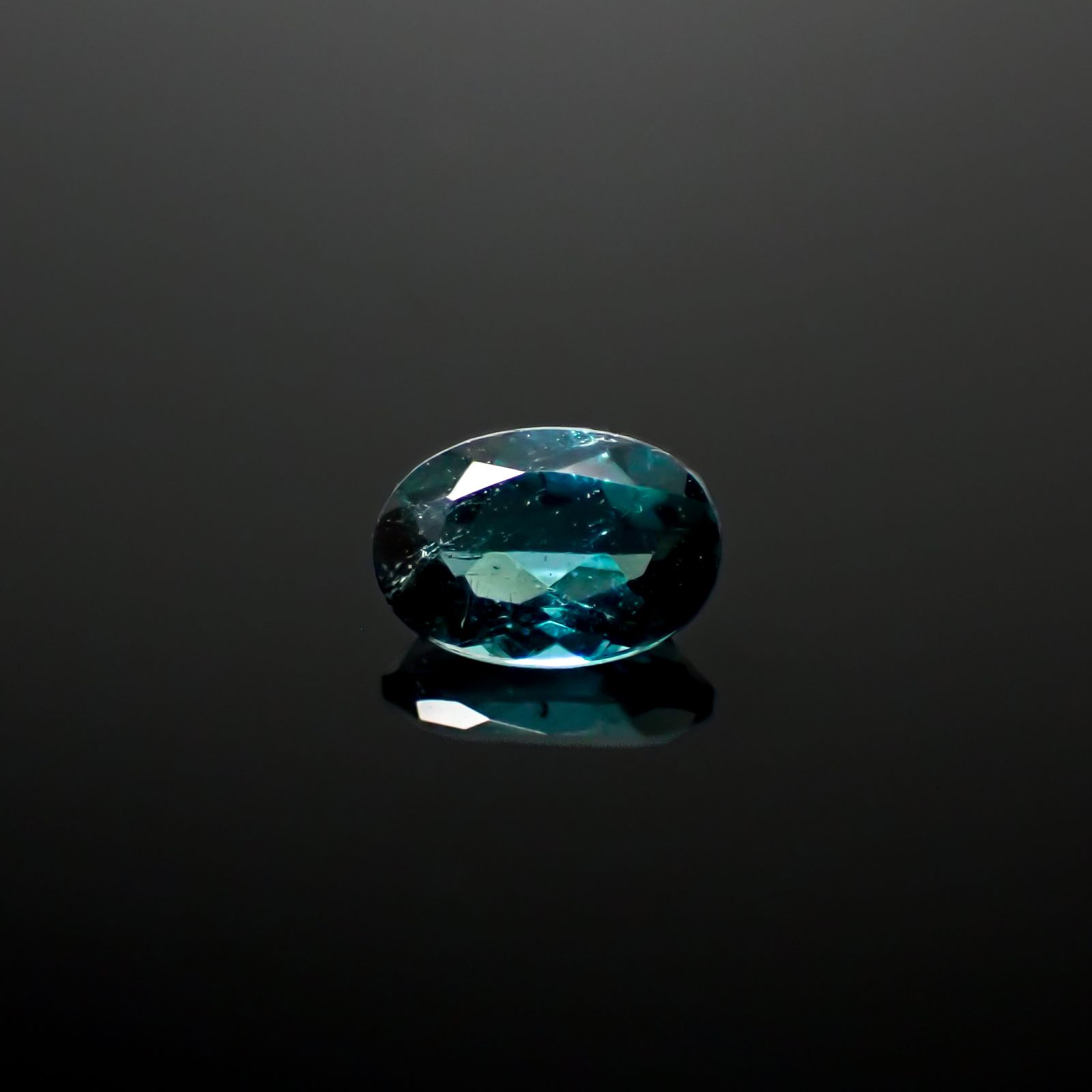 ブルーグリーントルマリン ブラジル産 0.48ct[240628042]5.9x4mm前後