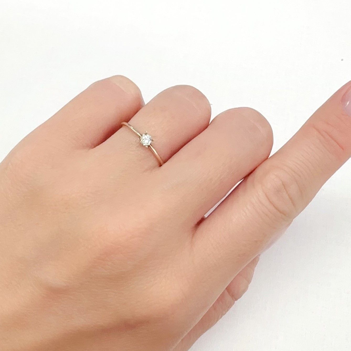 ◇オクタゴンカット◇ダイヤモンド 0.12ct[240427039]3x2.9mm前後