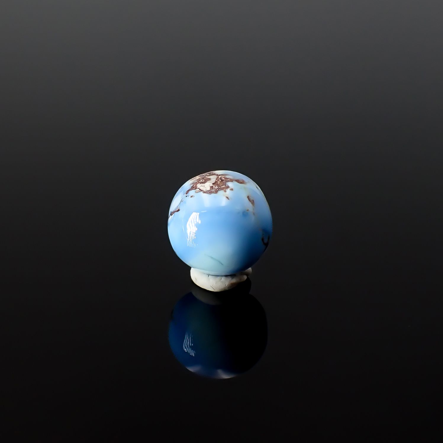 ターコイズ カザフスタン・ゴールデンヒル鉱山産 2.22ct / 7.8x7.8mm前後 [260331874]
