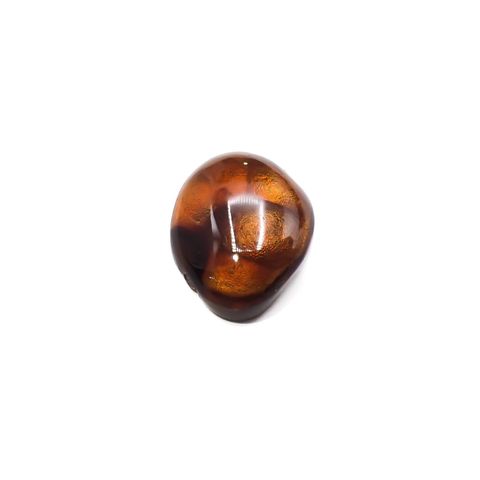◇フリーフォーム◇ファイヤーアゲート メキシコ産 4.40ct[220917761]11.9x10.1mm前後