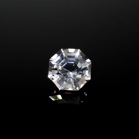 ◇オクタゴンカット◇レムリアンシードクリスタル(保証シール付き) ブラジル産 0.87ct [240326841]6.1x6.1mm前後