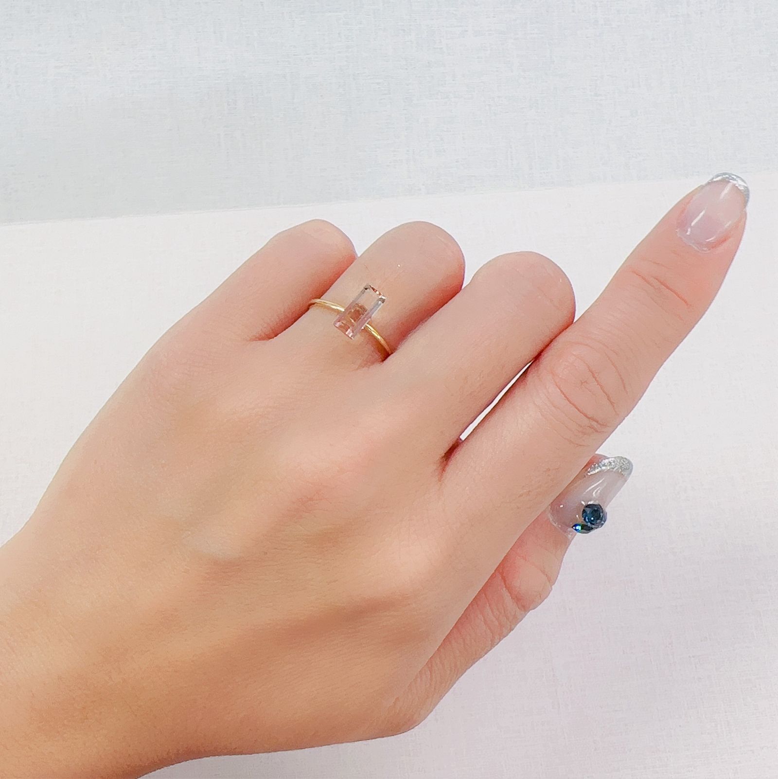 バイカラートルマリン(宝石名バイカラー・トルマリン)ブラジル産 1.13ct 識別済[230622372]9x4.1mm前後