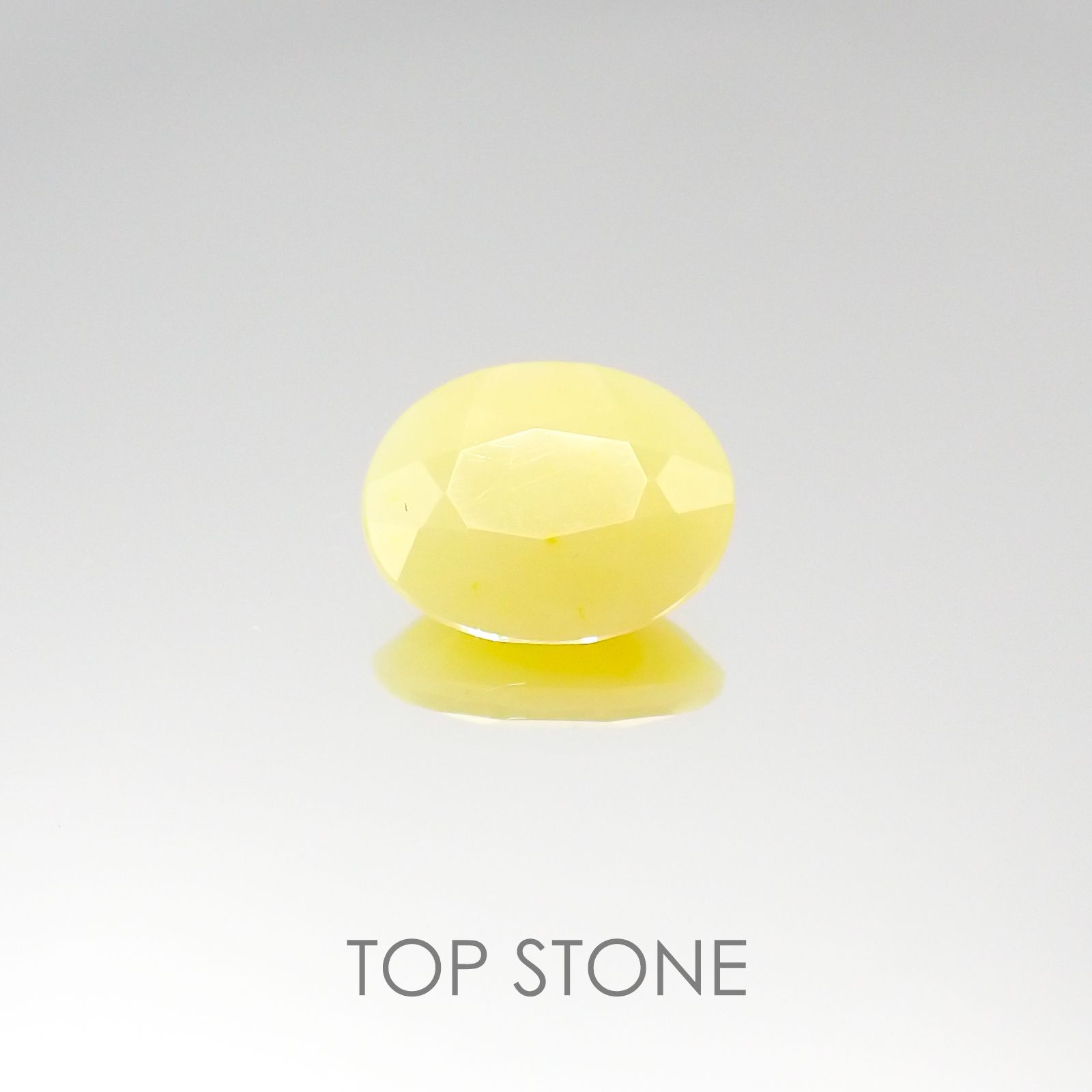 スミソナイト イタリア産 ルース 2.459ct ソーティング付き[20095823]9.5×7.6mm前後