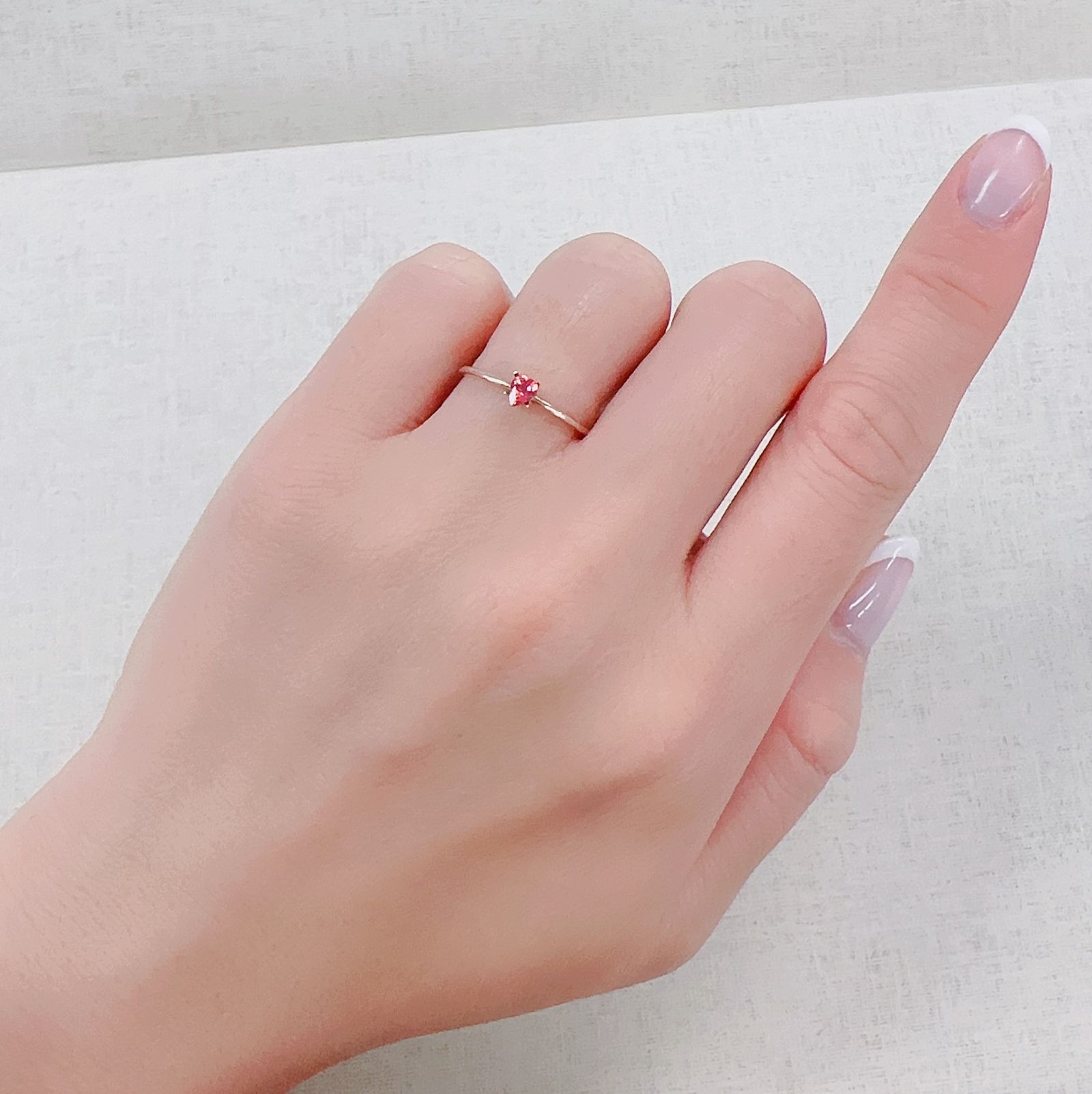 ピンクスピネル パパラチャカラー タンザニア産 0.17ct[230421858]4x3.1mm前後