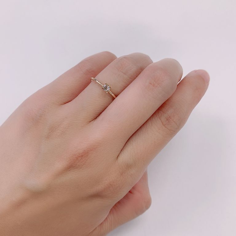 ◇ローズカット◇ダイヤモンド(宝石名ダイアモンド) 0.12ct 識別済[210913122]3×3mm前後 TOP STONE(トップストーン)