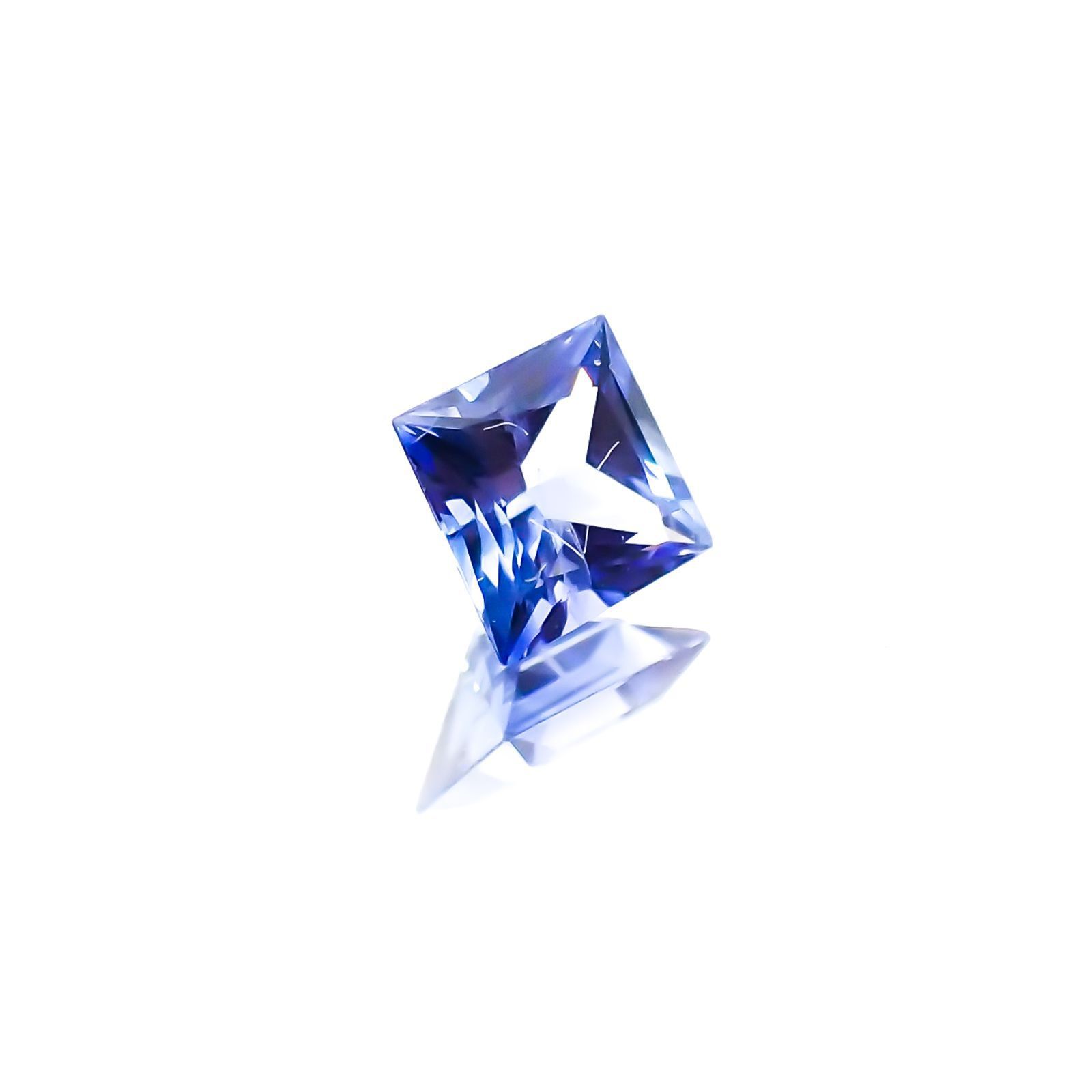 ◇プリンセスカット◇サファイア(宝石名サファイア)スリランカ産 0.21ct 識別済[231124234]3.2x3.2mm前後