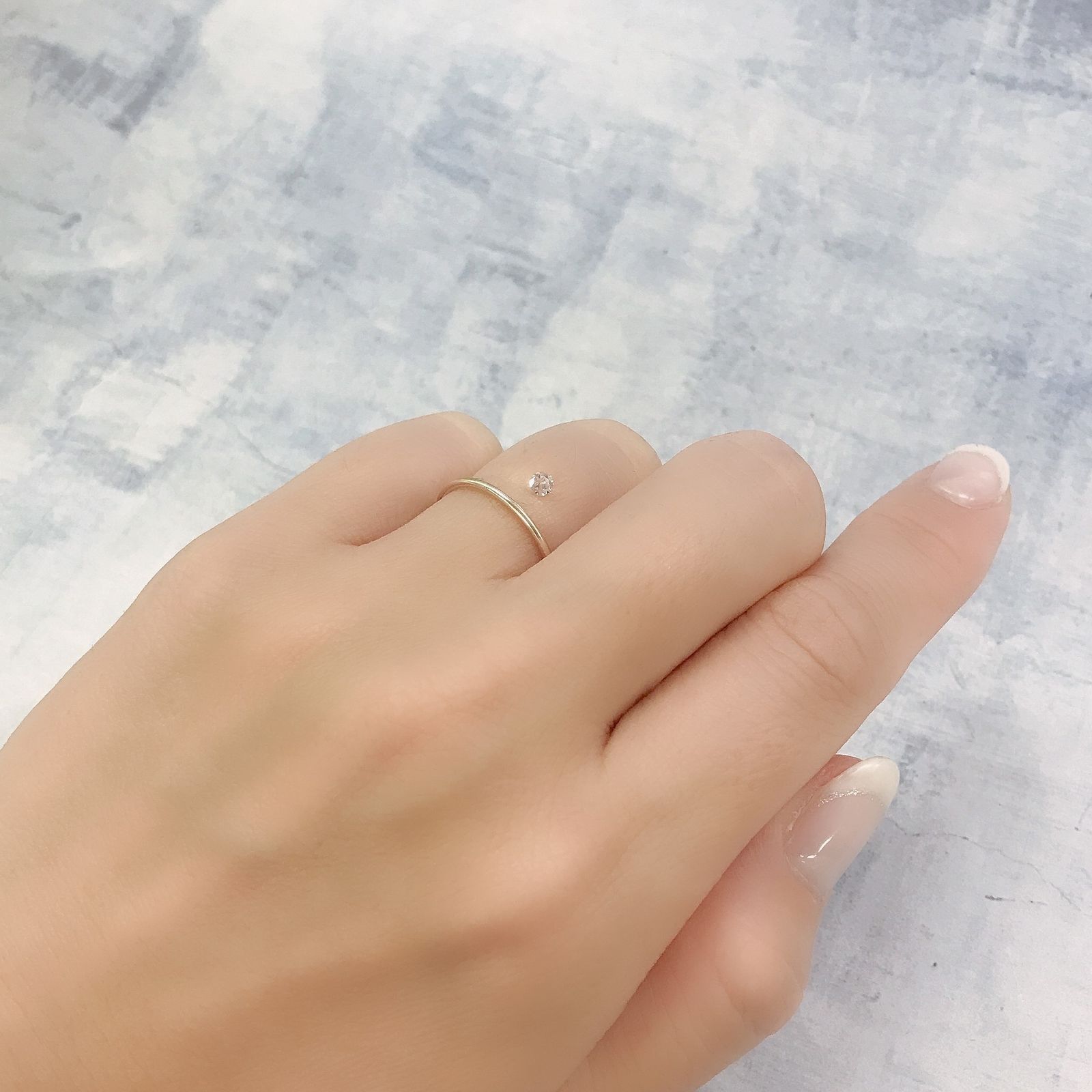 ピンクダイヤモンド (宝石名ダイアモンド)I-1 / VERY LIGHT PINK 0.073ct ソ付(CGL)[220716978]2.7x2.71mm前後