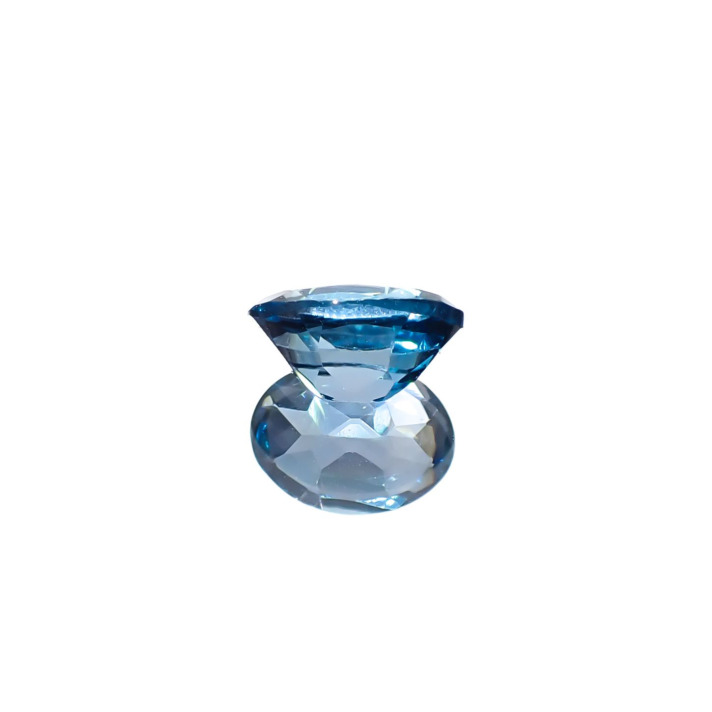 ロンドンブルートパーズ ブラジル産 1.48ct[240326792]7.9x5.9mm前後