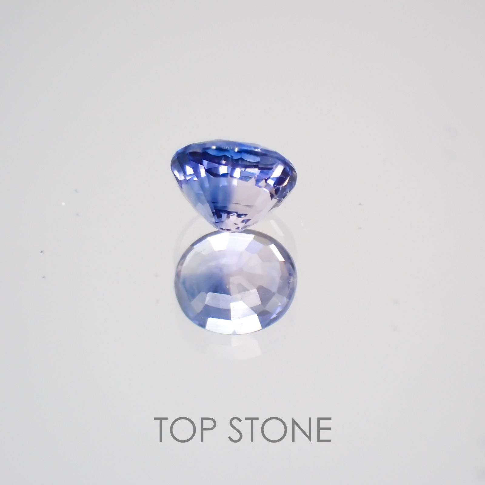 バイカラーサファイア(宝石名バイカラー・サファイア) タンザニア産 0.28ct 識別済[210410587]3.9×3.2mm前後