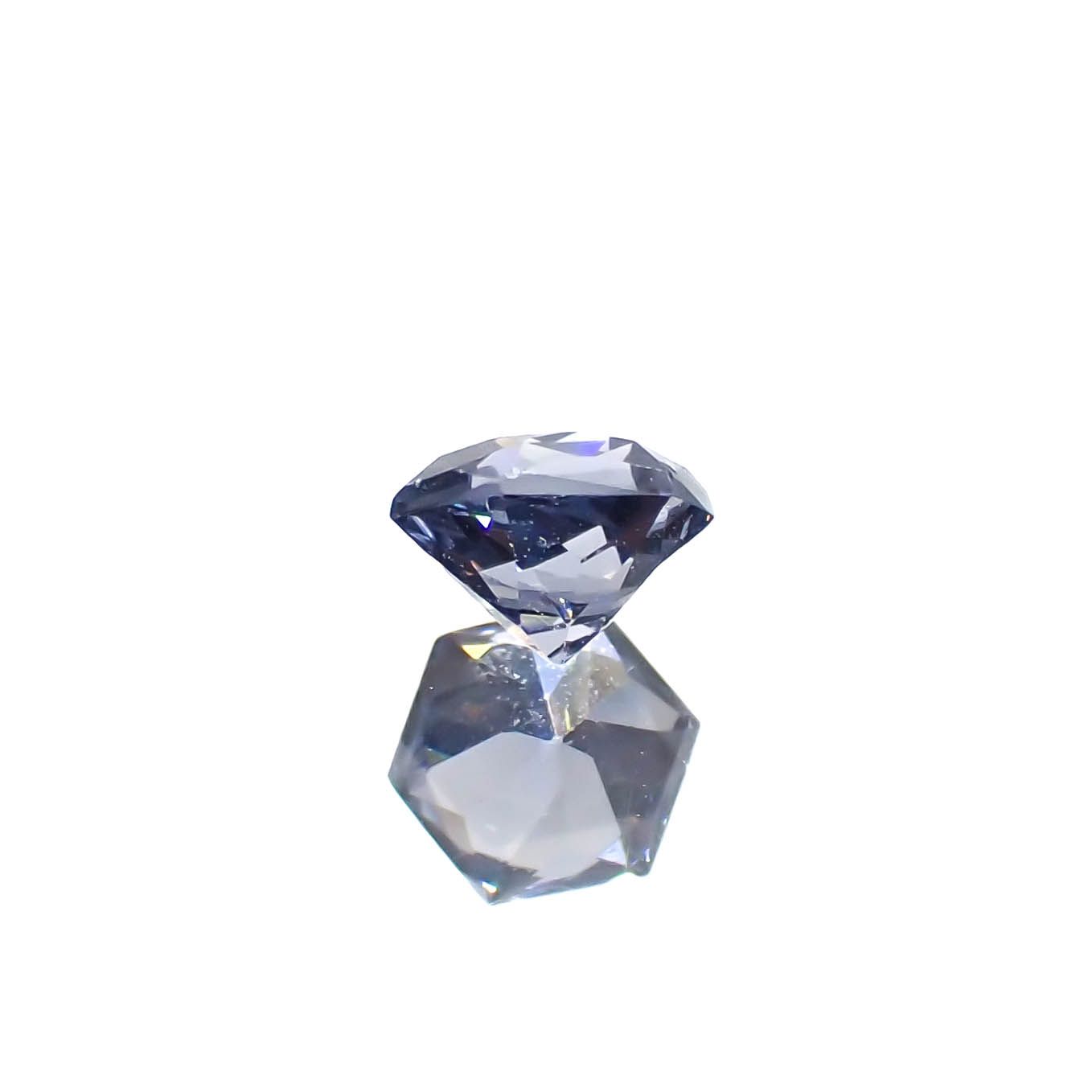 ◇ヘキサゴンカット◇バイオレットスピネル(宝石名スピネル)ビルマ/マダガスカル産 0.37ct 識別済[230220668]3.9x3.9mm前後