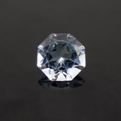 <ランダムセレクト1個販売> ◇オクタゴンカット◇アクアマリンSA(宝石名アクアマリン) ブラジル産 0.40ct前後 識別済[21029585]5×5mm前後