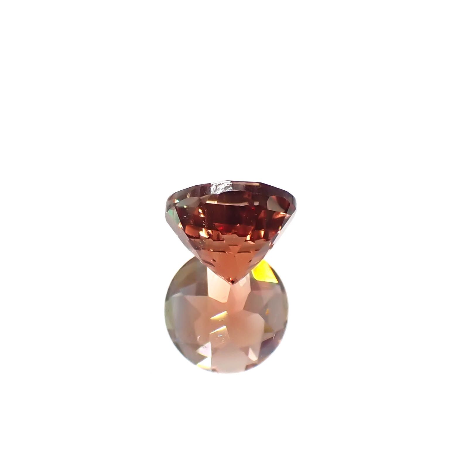◇チェッカーカット◇アンデシン(宝石名アンデシン/ラブラドライト)チベット産 1.36ct 識別済[240225966]7.1x7.1mm前後