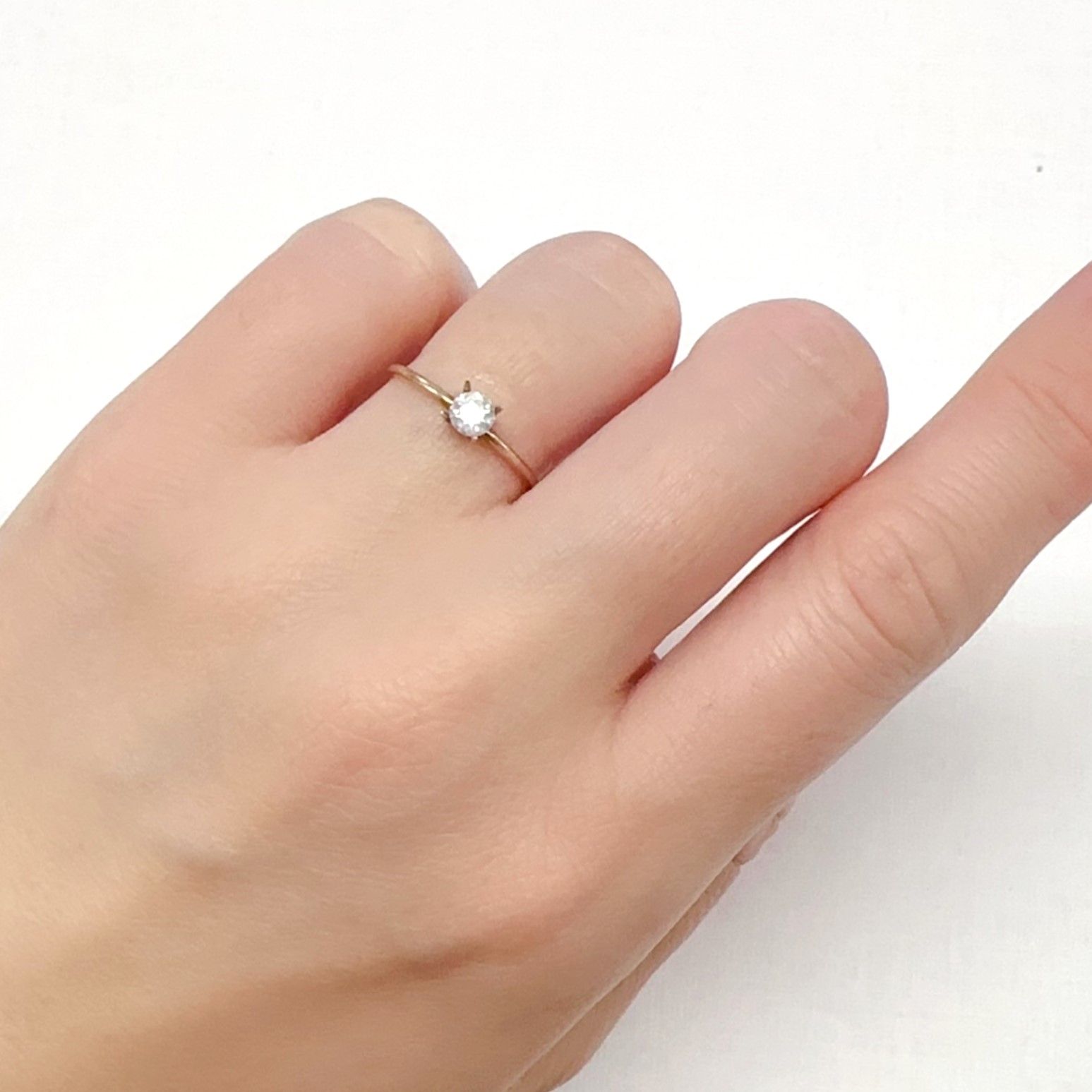 シルキーダイヤモンド SI-VS 0.24ct[240326631]3.7x3.7mm前後