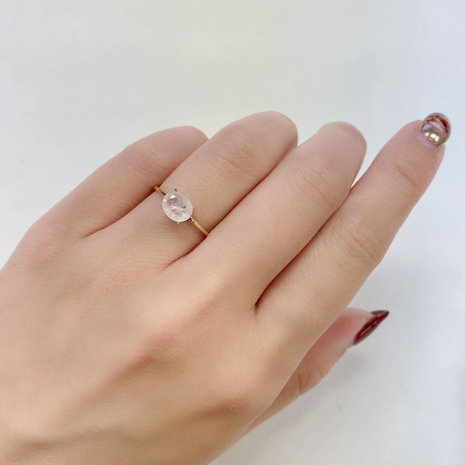 ターフェアイト(宝石名ターフェアイト) スリランカ産 0.895ct ソ付(彩珠)[19111861]6.9×5.7mm前後
