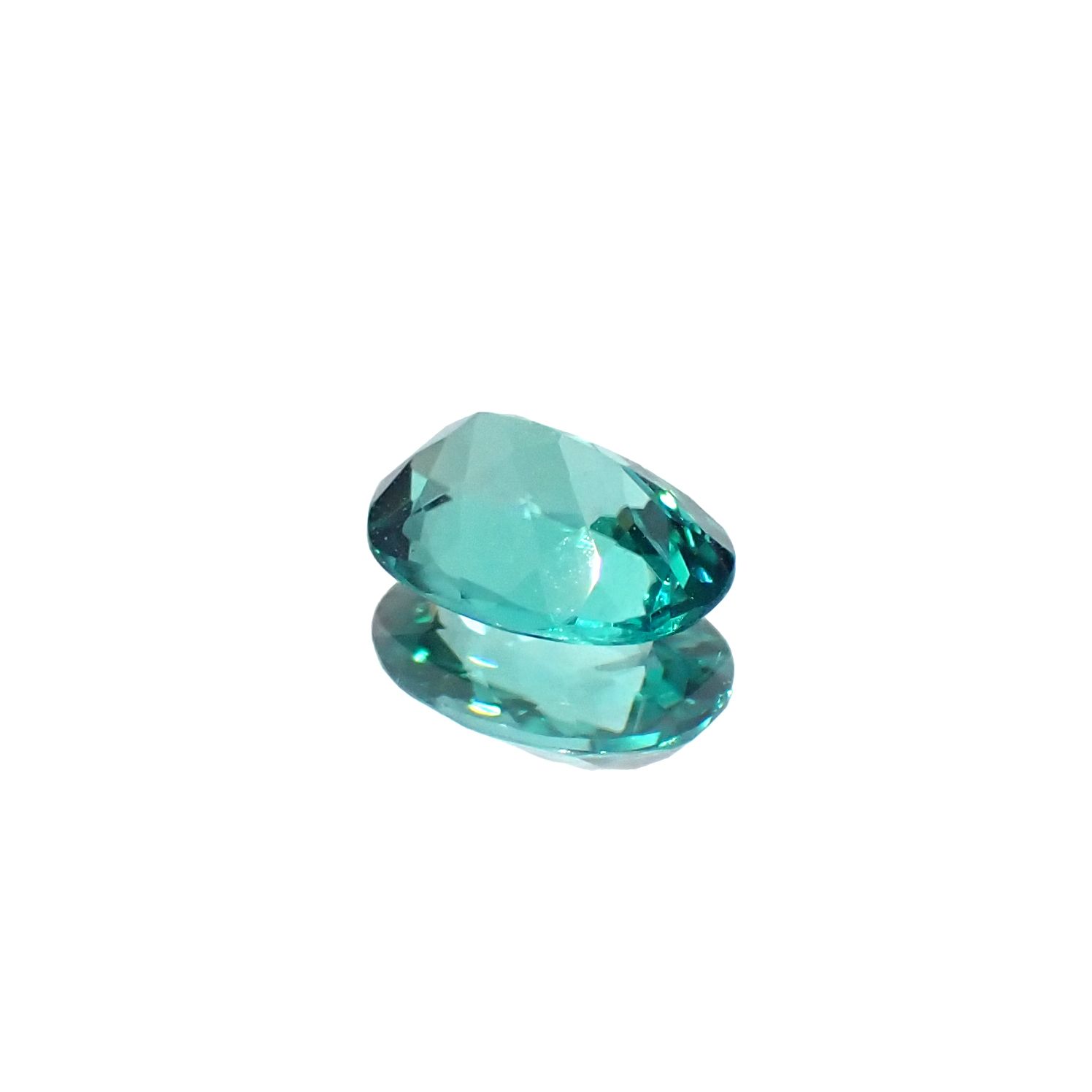 ブルーグリーントルマリン ブラジル産 0.68ct[230923526]6.9x5.1mm前後