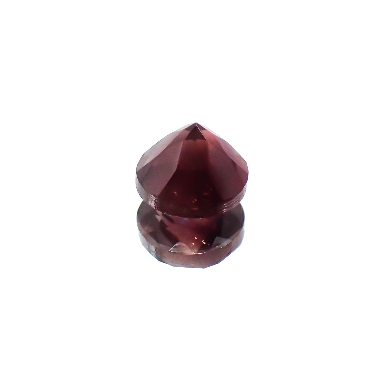 バイカラーオレゴンサンストーン(宝石名バイカラー・ラブラドライト)アメリカ・オレゴン州産 0.55ct 識別済[231124120]5.1x5.1mm前後