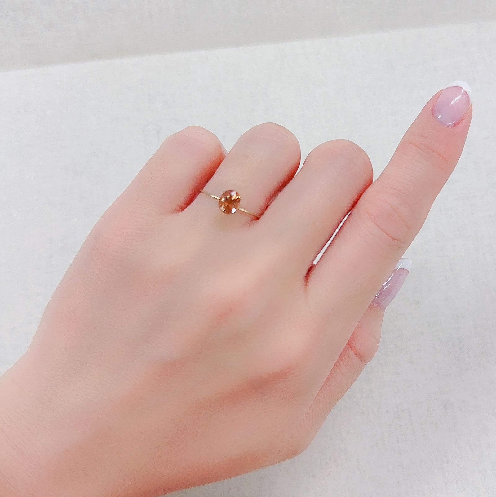 カラーチェンジマラヤガーネット(宝石名ガーネット)タンザニア産 1.05ct 識別済[230421638]6.1x5mm前後