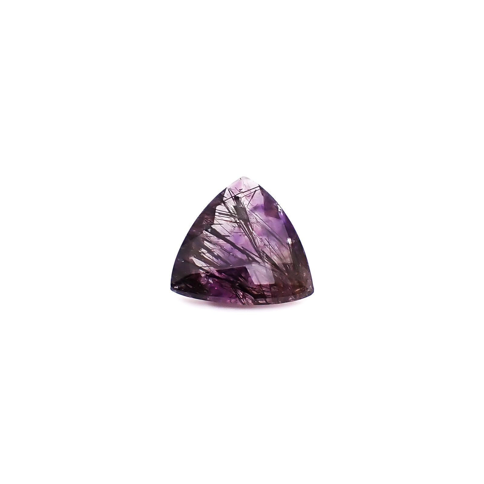 ◇チェッカーカット◇アメジストエレスチャル ブラジル産 6.33ct / 14x14.4mm前後 [260933032]
