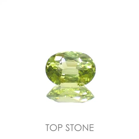 グリーンエンスタタイト(宝石名グリーン・エンスタタイト)カメルーン産 0.53ct 識別済[220917601]6.1x4.5mm前後