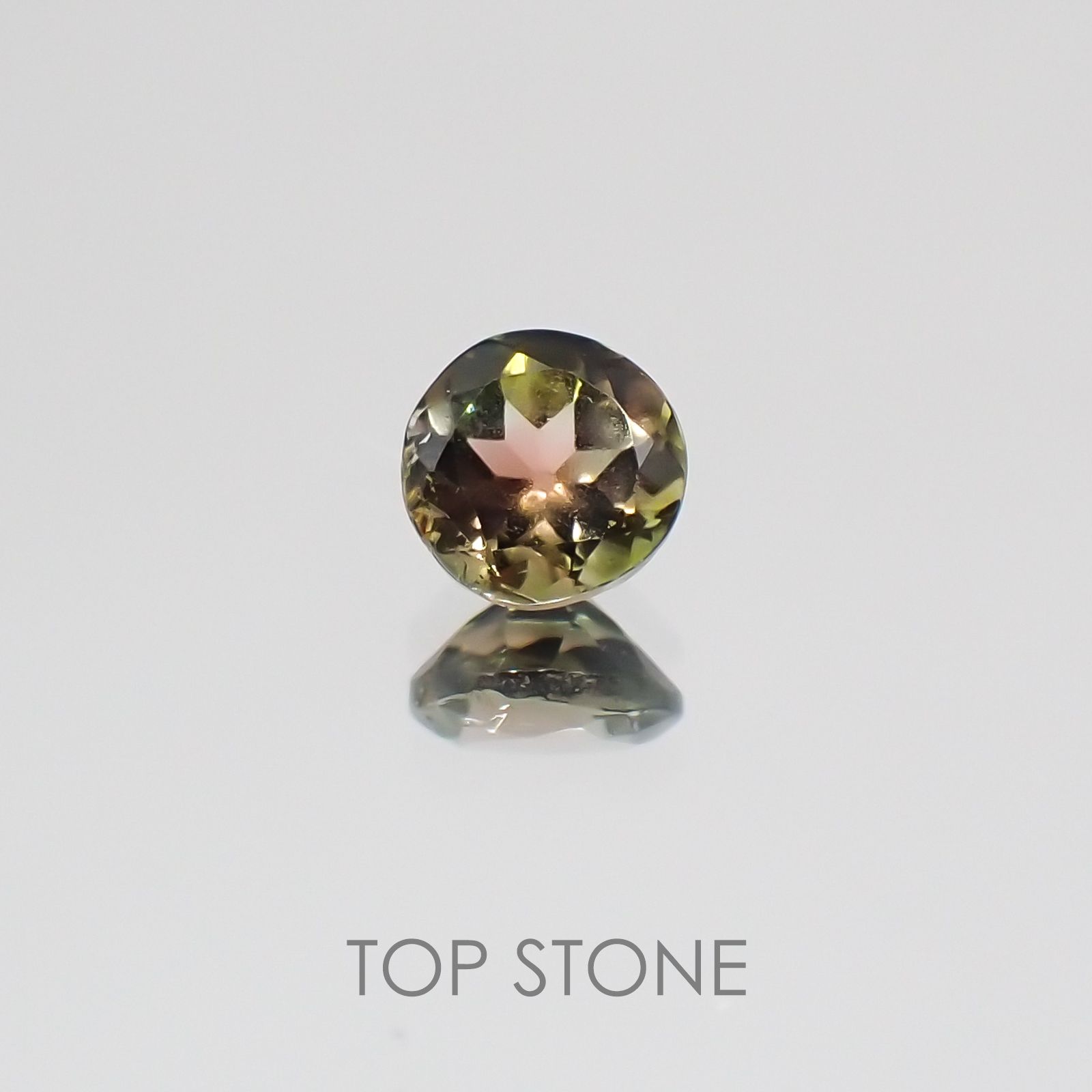 バイカラートルマリン ブラジル産 ルース 0.27ct[21049014]4×4mm前後
