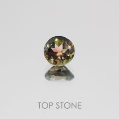 バイカラートルマリン ブラジル産 ルース 0.27ct[21049014]4×4mm前後