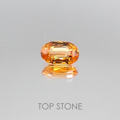 スペサルティンガーネット マンダリンオレンジカラー(宝石名スペサルティン・ガーネット)ナイジェリア産 1.05ct 識別済[220817246]7.1x4.7mm前後