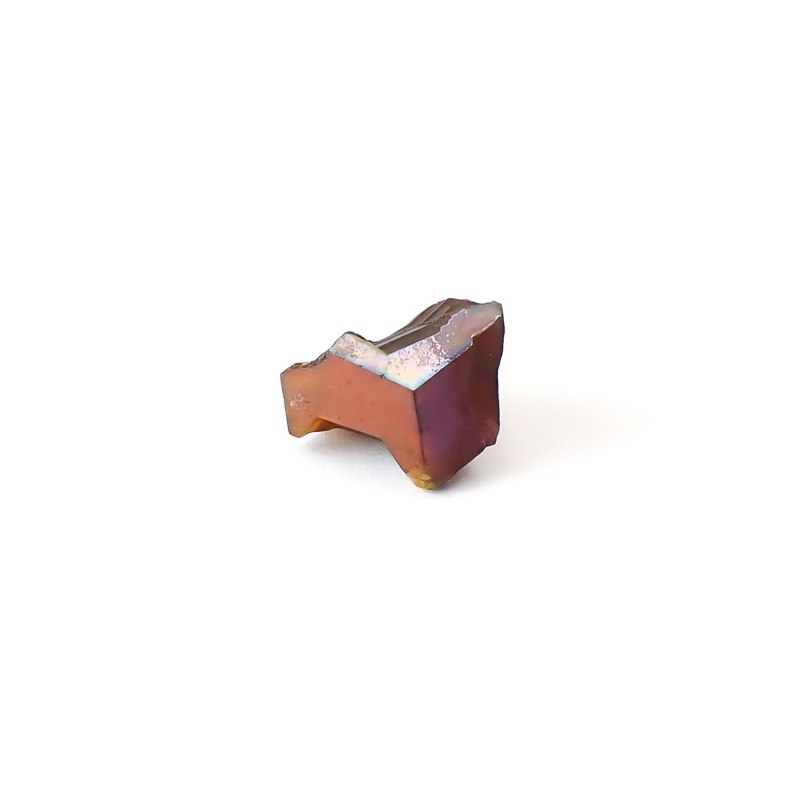 レインボーガーネット原石3個セット 日本・奈良県産 15.88ct(3pcs合計) / 9.1-11.0x8.0-9.4mm前後 [260432082]