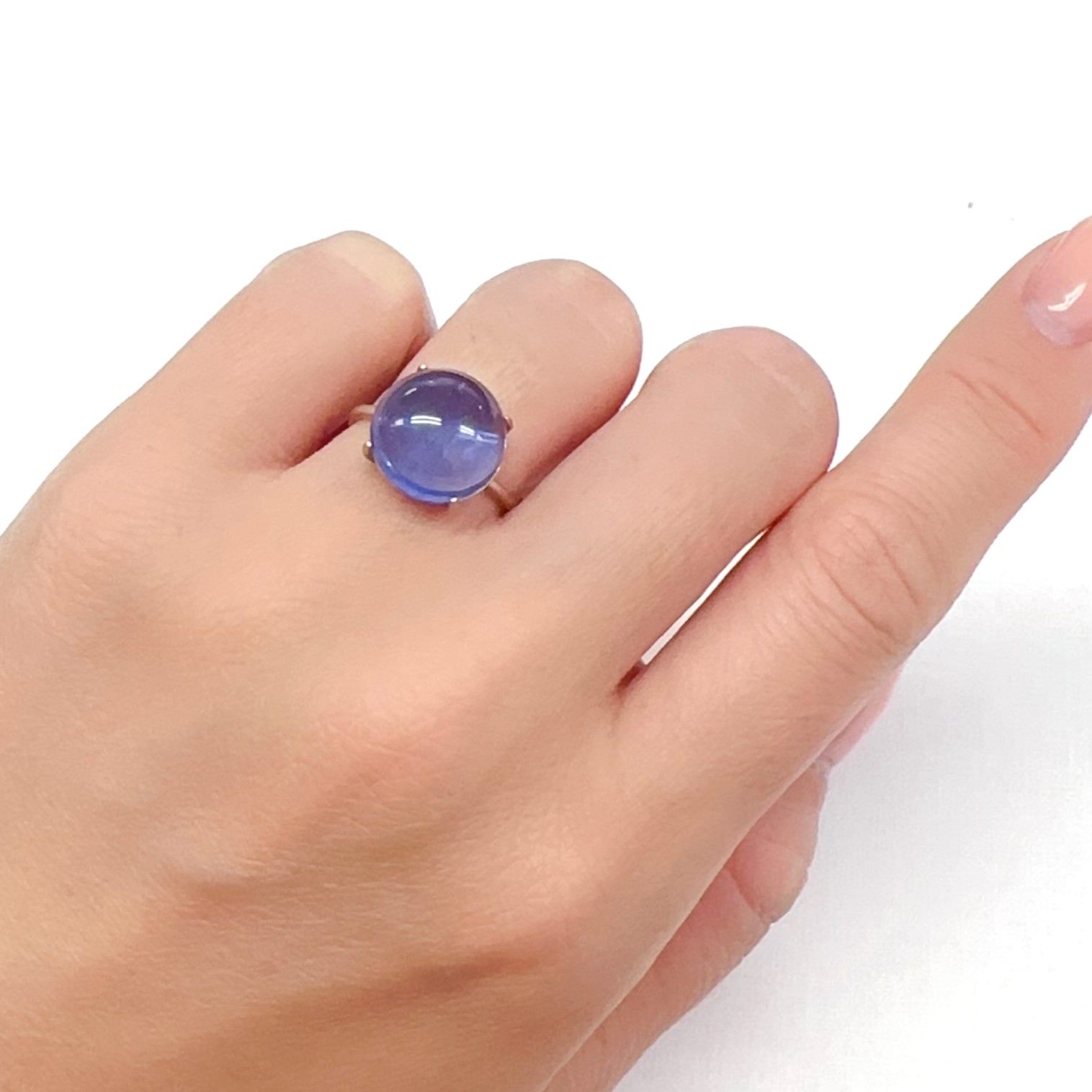 カラーチェンジフローライト ブラジル産 8.74ct[240326737]12.2x12.2mm前後