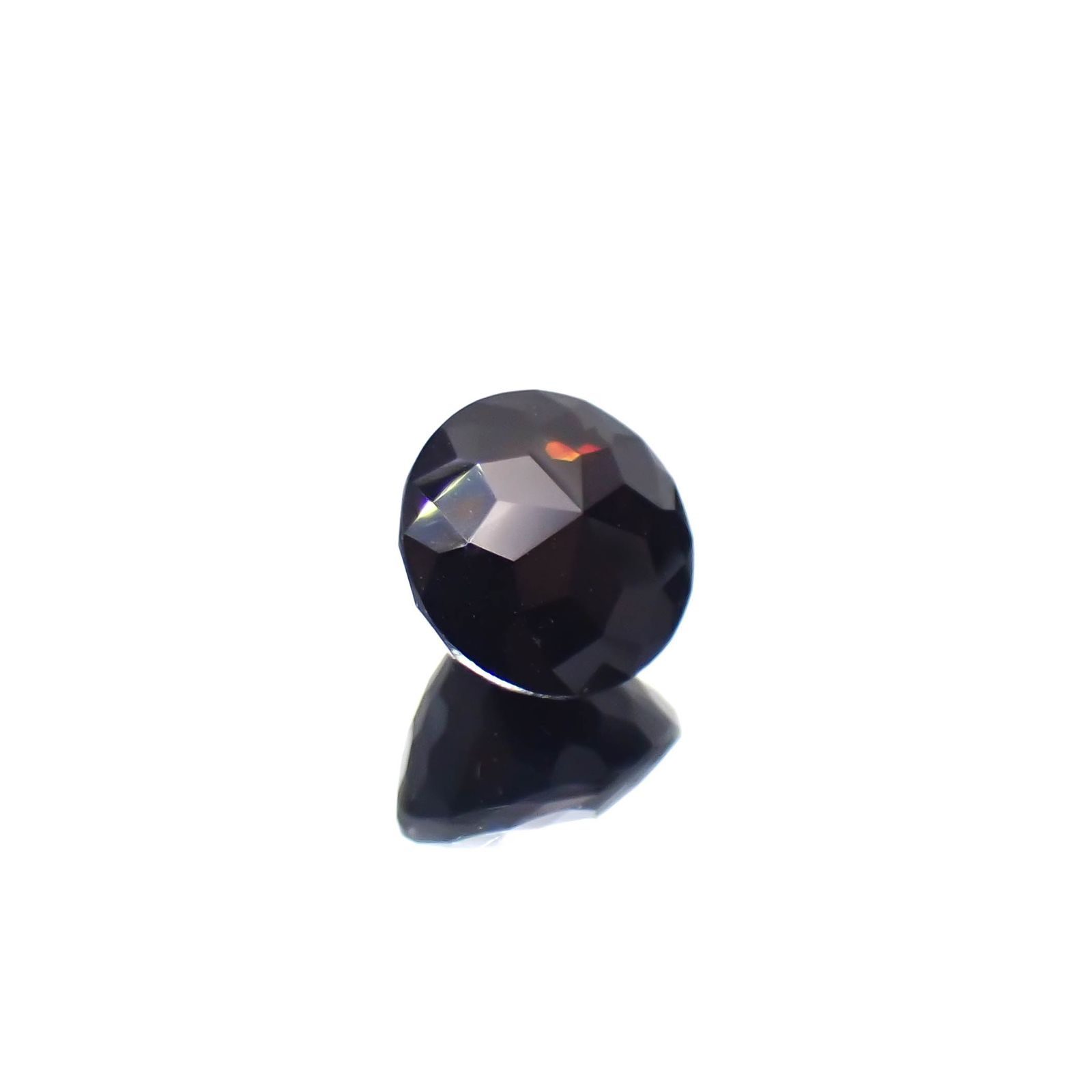 ◇カスタムカット◇モリオン チベット産 4.05ct[240427372]9.9x9.9mm前後