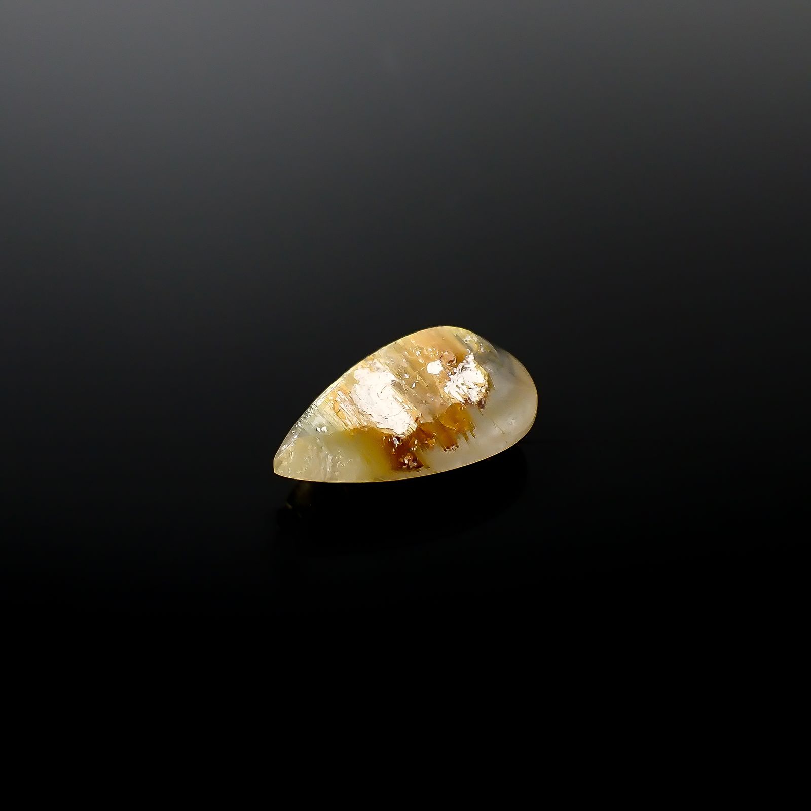 タイチンルチルクオーツ ブラジル産 4.53ct[240427319]15.7x9.5mm前後