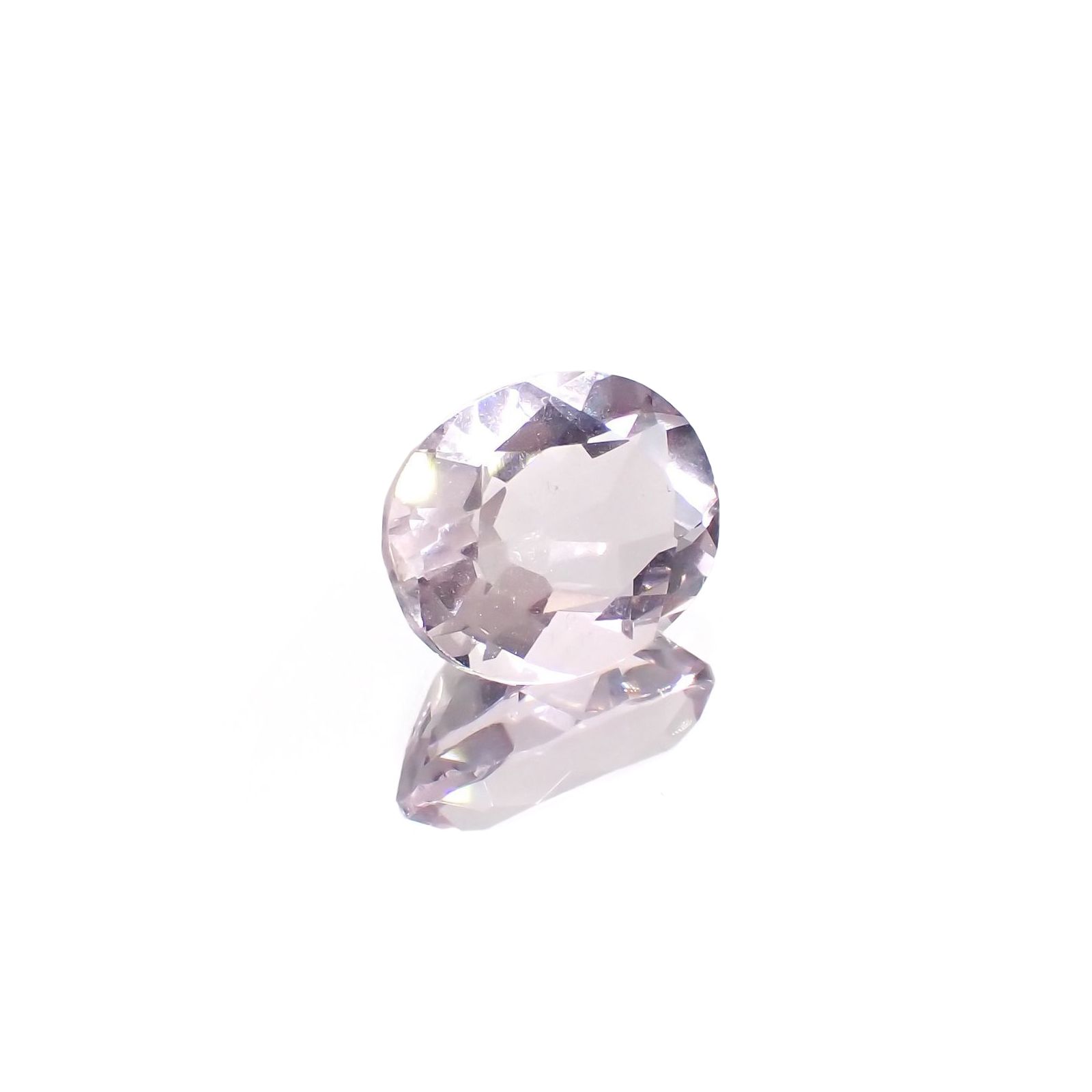 ピンクフローライト(宝石名フルオライト)ブラジル産 識別済 4.13ct / 11.1x9mm前後 [220115123]