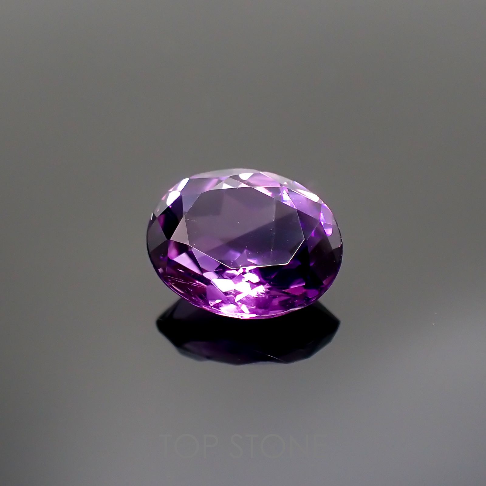 カラーシフトアメジスト(宝石名アメシスト)ブラジル/ウルグアイ産 3.29ct 識別済[220113960]11.3x8.8mm前後