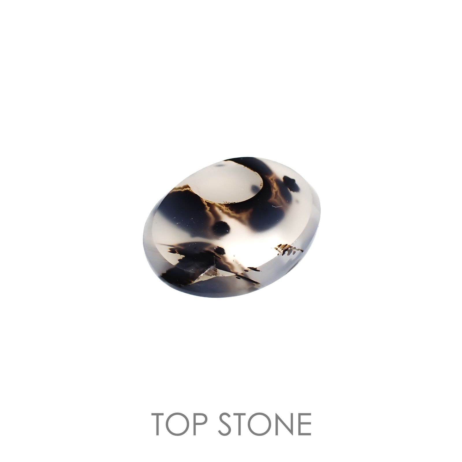 モンタナアゲート アメリカ・モンタナ州産 9.08ct[220716773]20.8x16.8mm前後