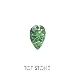 ◇甲州貴石切子Plus Three◇グリーンジルコン カード付き(宝石名ジルコン)スリランカ/コロンビア産 1.394ct 識別済[220616075]8.6x5.5mm前後