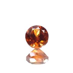 オレンジロードクロサイト 南アフリカ産 0.14ct[230321032]2.9x2.8mm前後