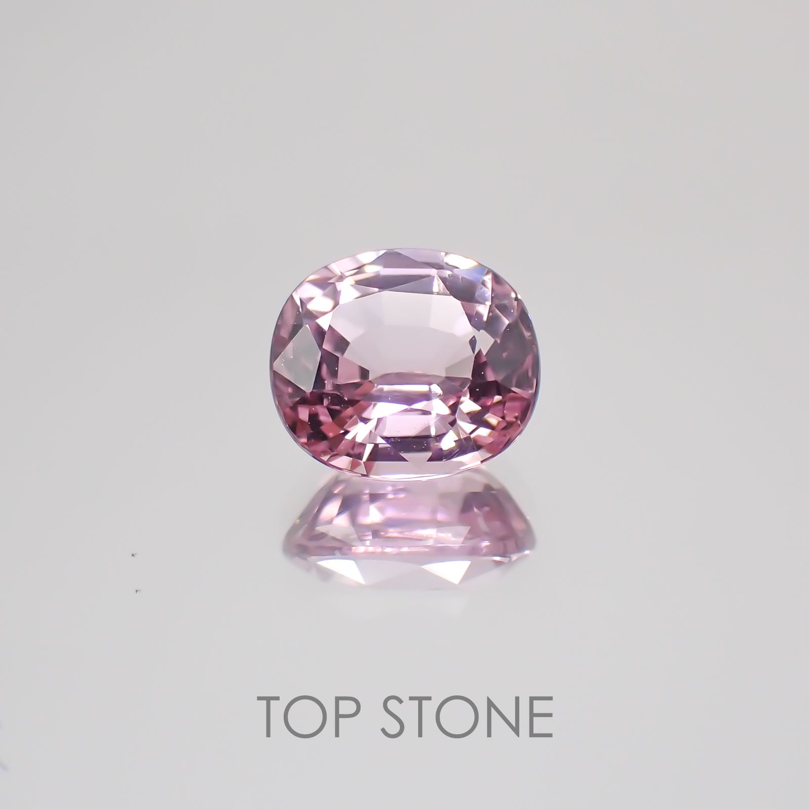 ピンクスピネル(宝石名ピンク・スピネル) タンザニア産 1.13ct 識別済[20052494]6.4×5.8mm前後