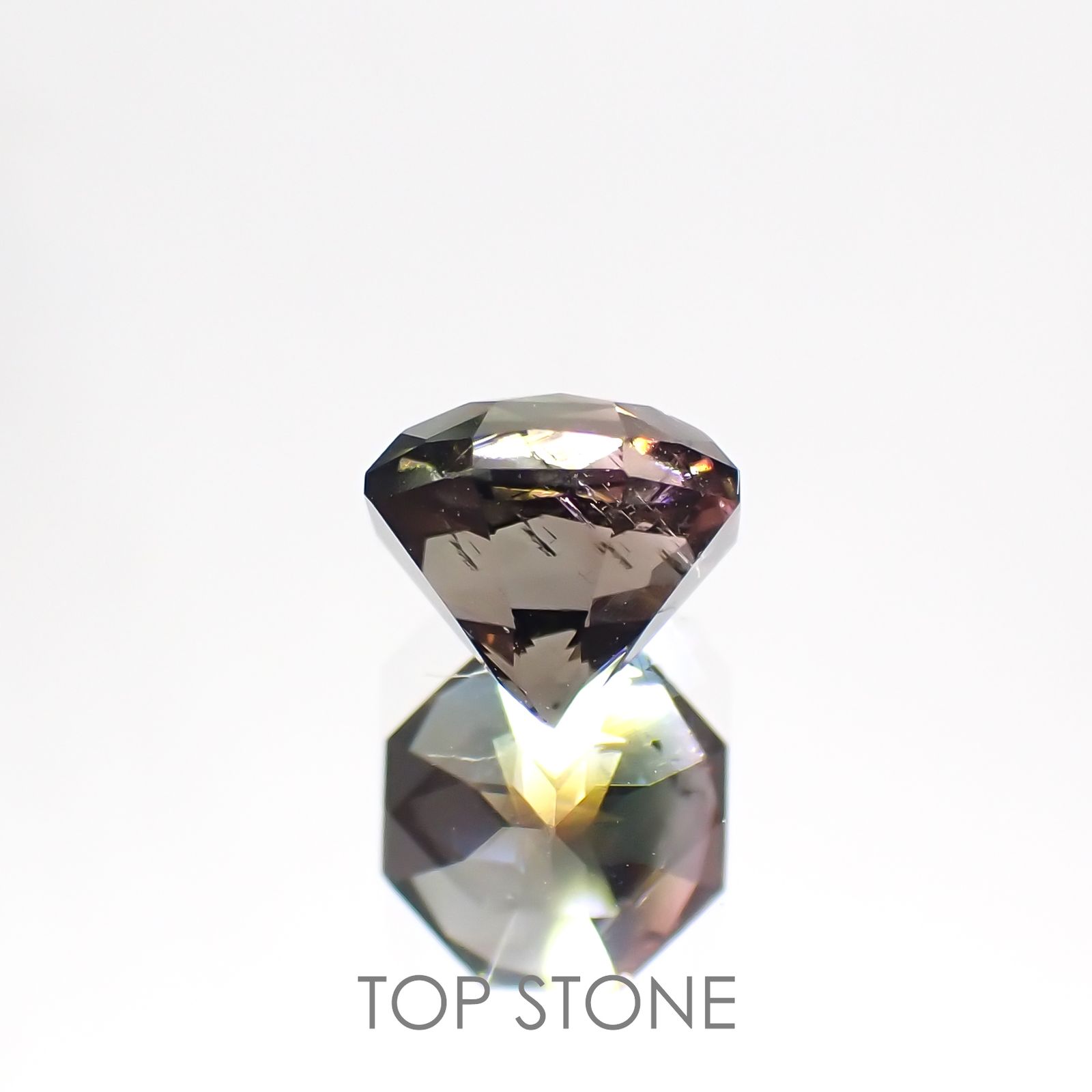 ◇オクタゴンカット◇バイカラートルマリンSA(宝石名バイカラー・トルマリン) ブラジル/アフリカ産 1.228ct ソ付(彩珠)[20129171]6.2×6.2mm前後