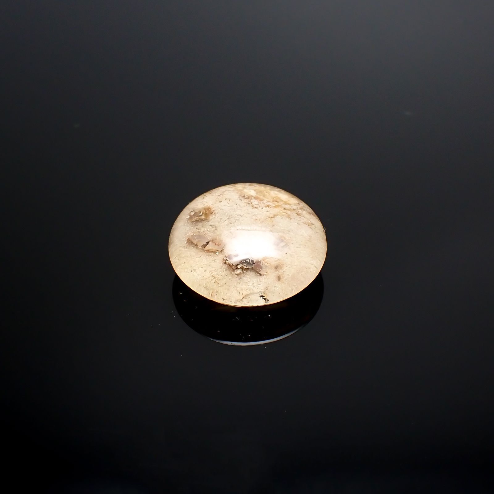 ガーデンクォーツ ブラジル産 14.94ct[220115328]16.9x16.8mm前後