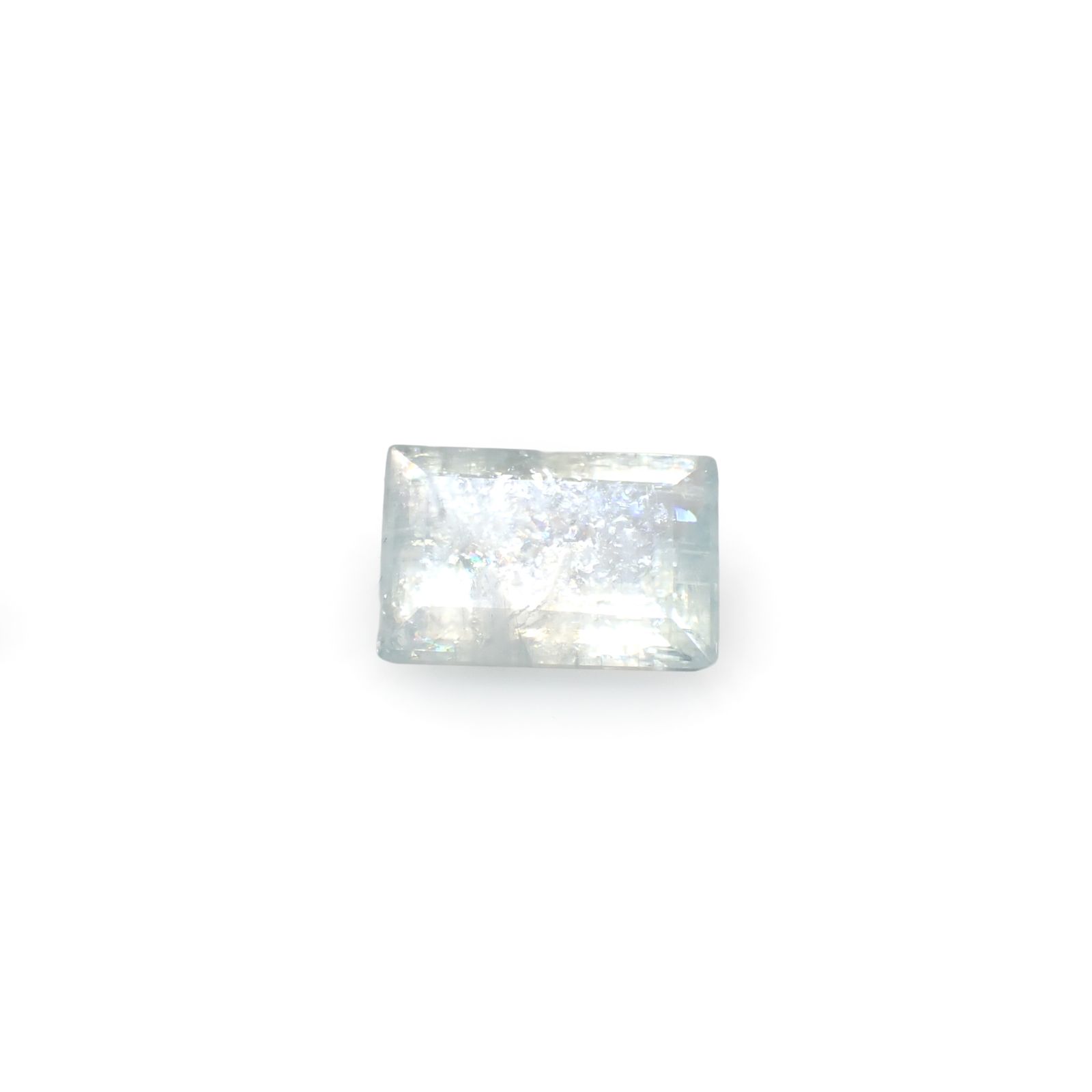 イリデッセンスアクアマリン ブラジル産 4.21ct [250730701]12.2x8.5mm前後